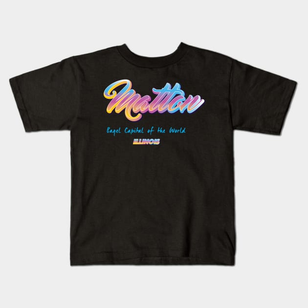 Matton Illinois Kids T-Shirt by BY TRENDING SYAIF
